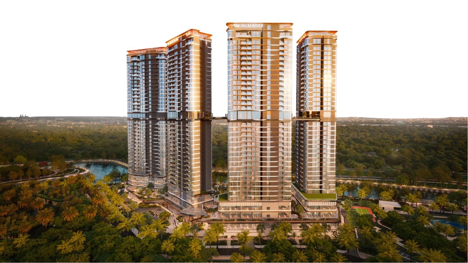 Phối cảnh toà căn hộ Palm River